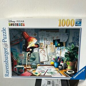 Ravensburger Disney Pixar - The Artist's Desk Puzzle 1000 Piece Jigsaw Puzzle